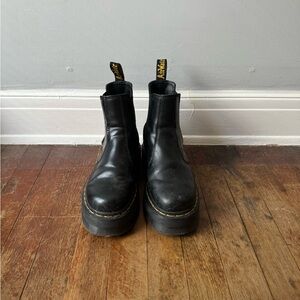 Platform Doc Martens 2976 SMOOTH LEATHER PLATFORM CHELSEA BOOTS